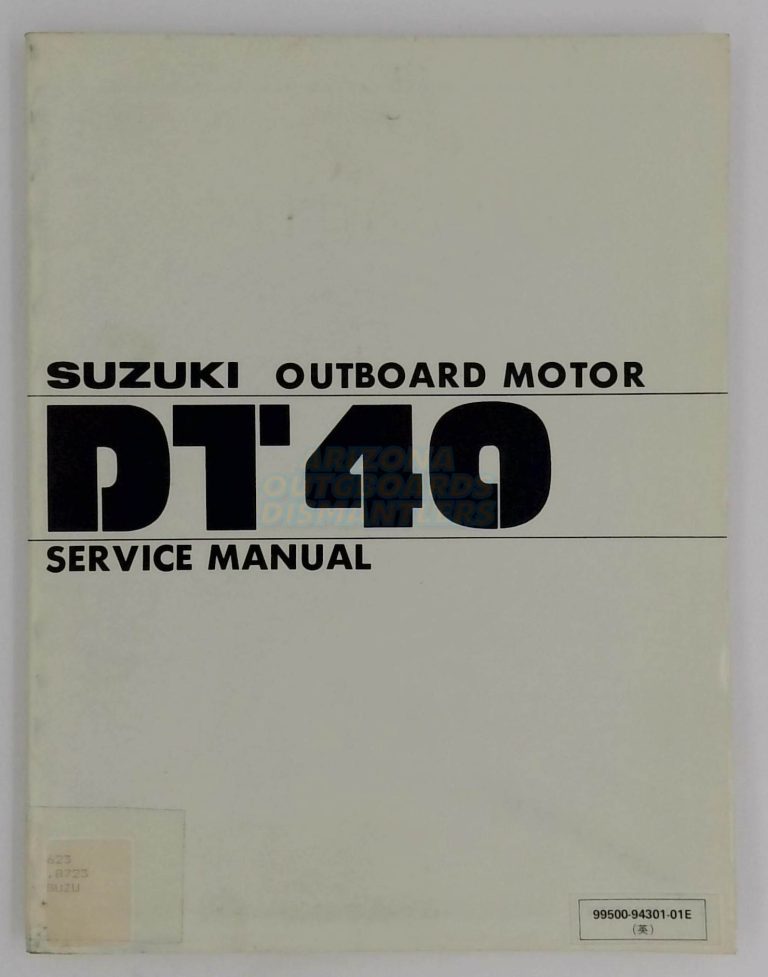 Suzuki Outboards DT40 Service Manual
