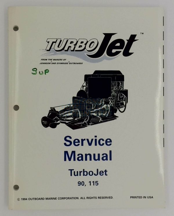 Johnson Turbo Jet 90-115 Hp Service Manual