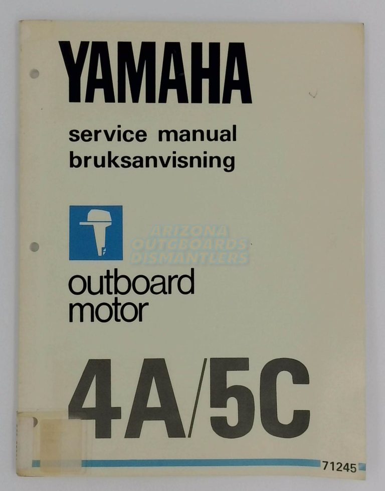Yamaha Outboard Service Manual 4A/5C