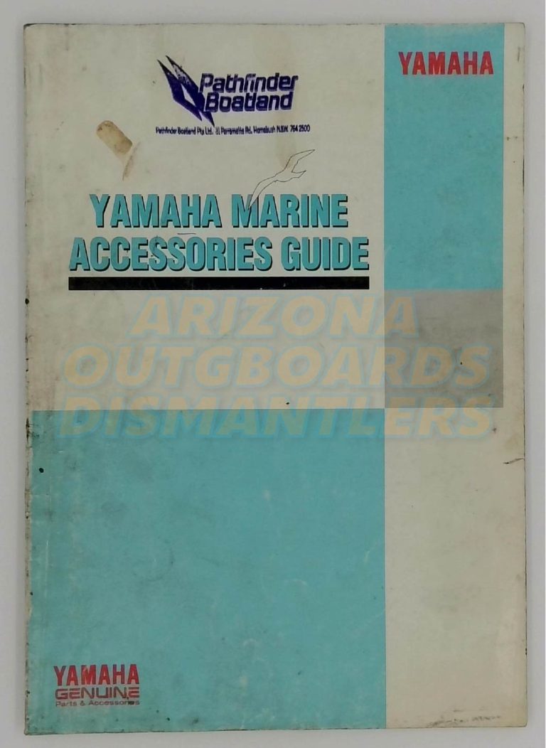Yamaha Marine Accessories Guide
