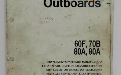Yamaha Marine Outboards Supplementary Service Manual – 60F, 70B, 80A, 90A – P/N 292015