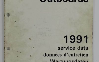 Yamaha Marine Outboards – 1991 Service Data Manual | P/N 296501