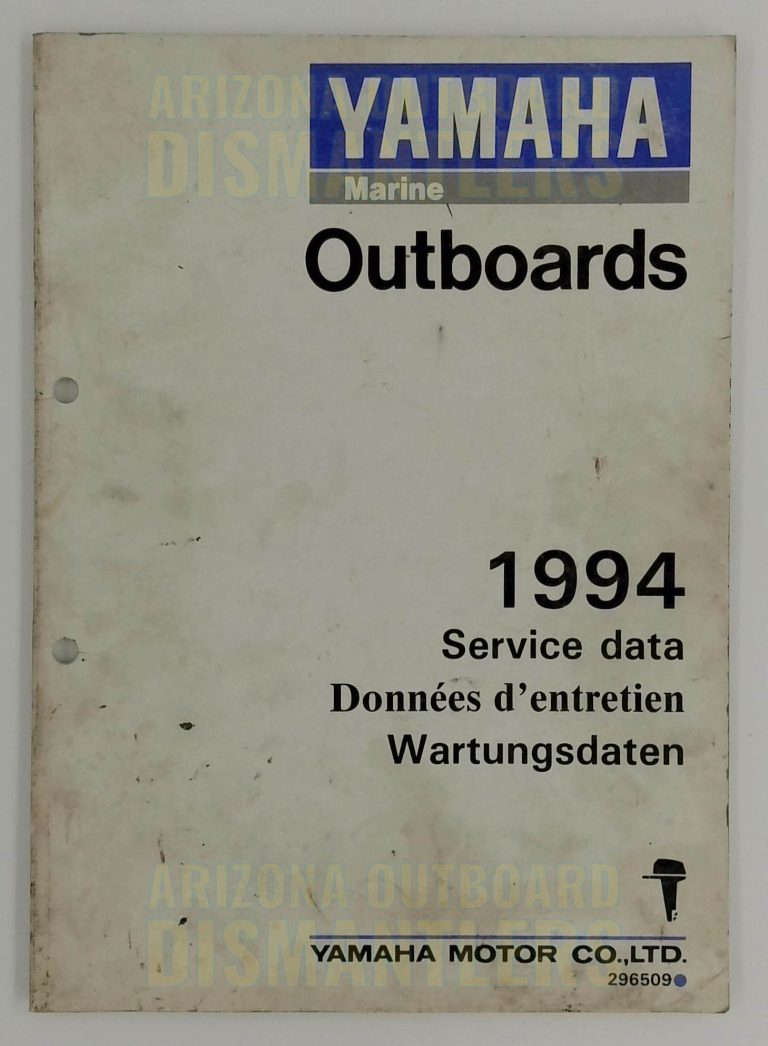 Yamaha Marine Outboards – 1994 Service Data Manual PN 296509