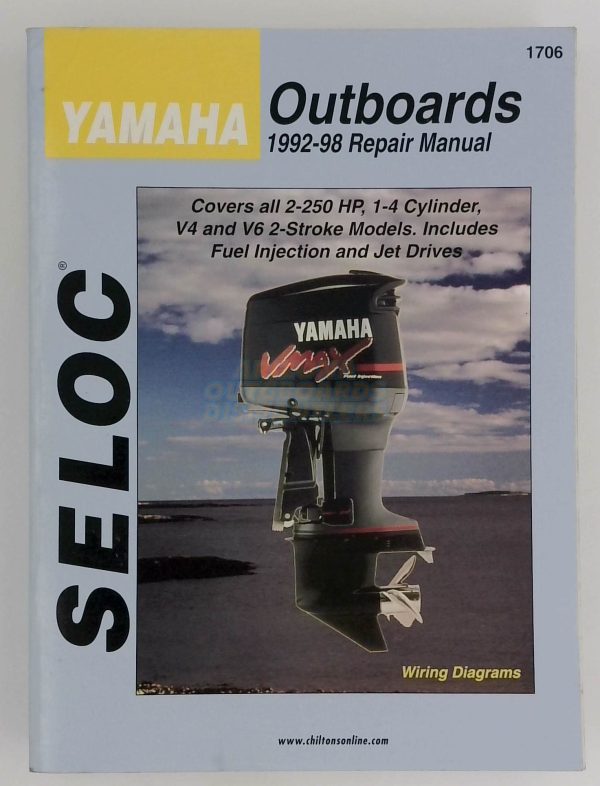 Yamaha Outboards 2-250 Hp Repair Manual 1992-1998
