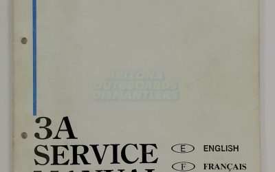 Yamaha Outboards 3A Service Manual