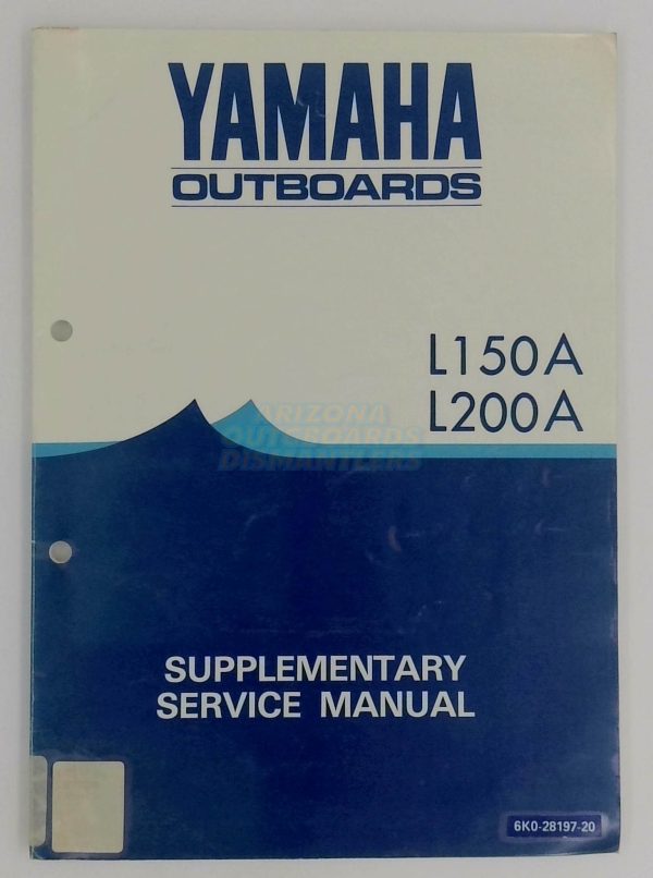 Yamaha Outboards L150A L200A Service Manual