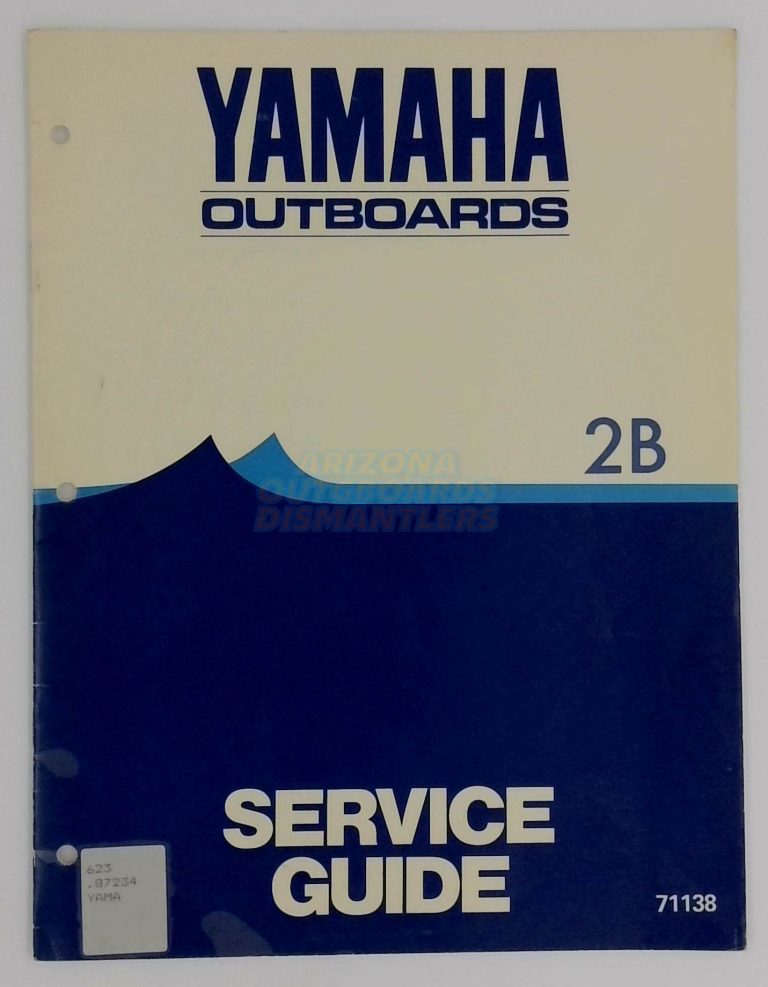 Yamaha Outboards 2B Service Guide
