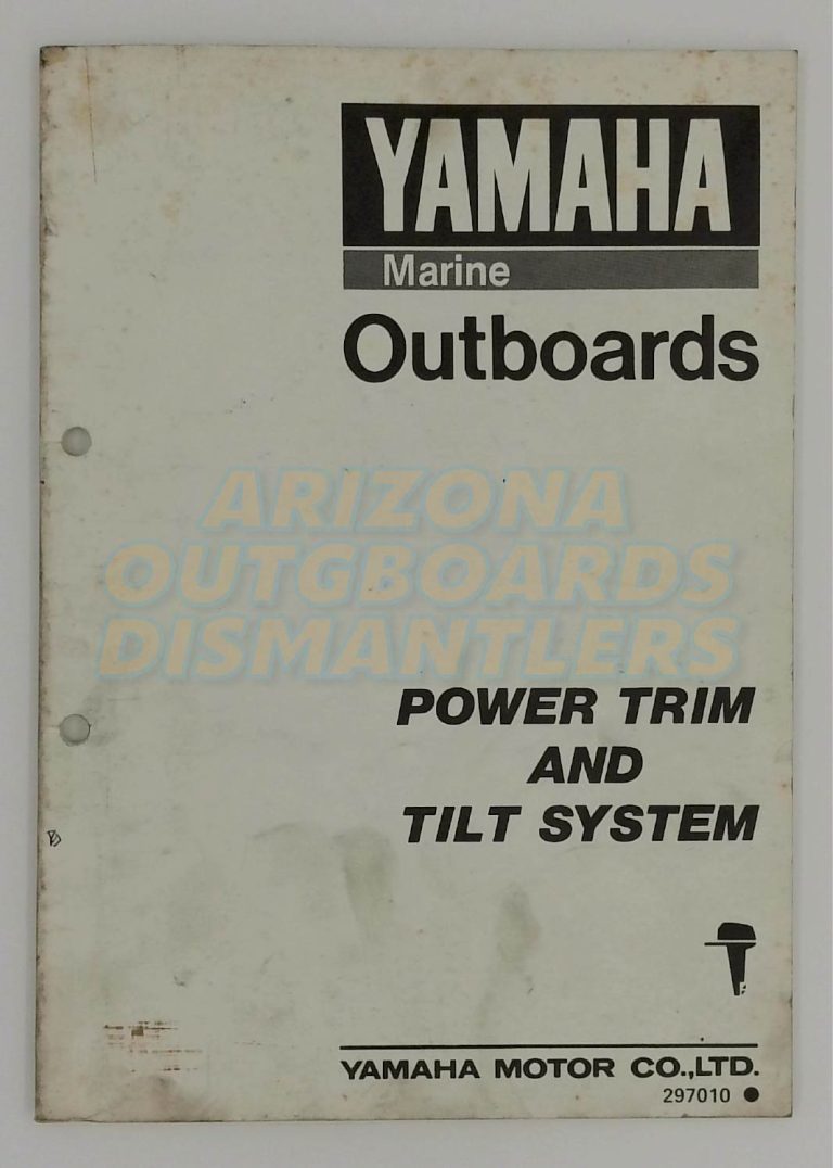 Yamaha Service Manual Power Trim and Tilt System